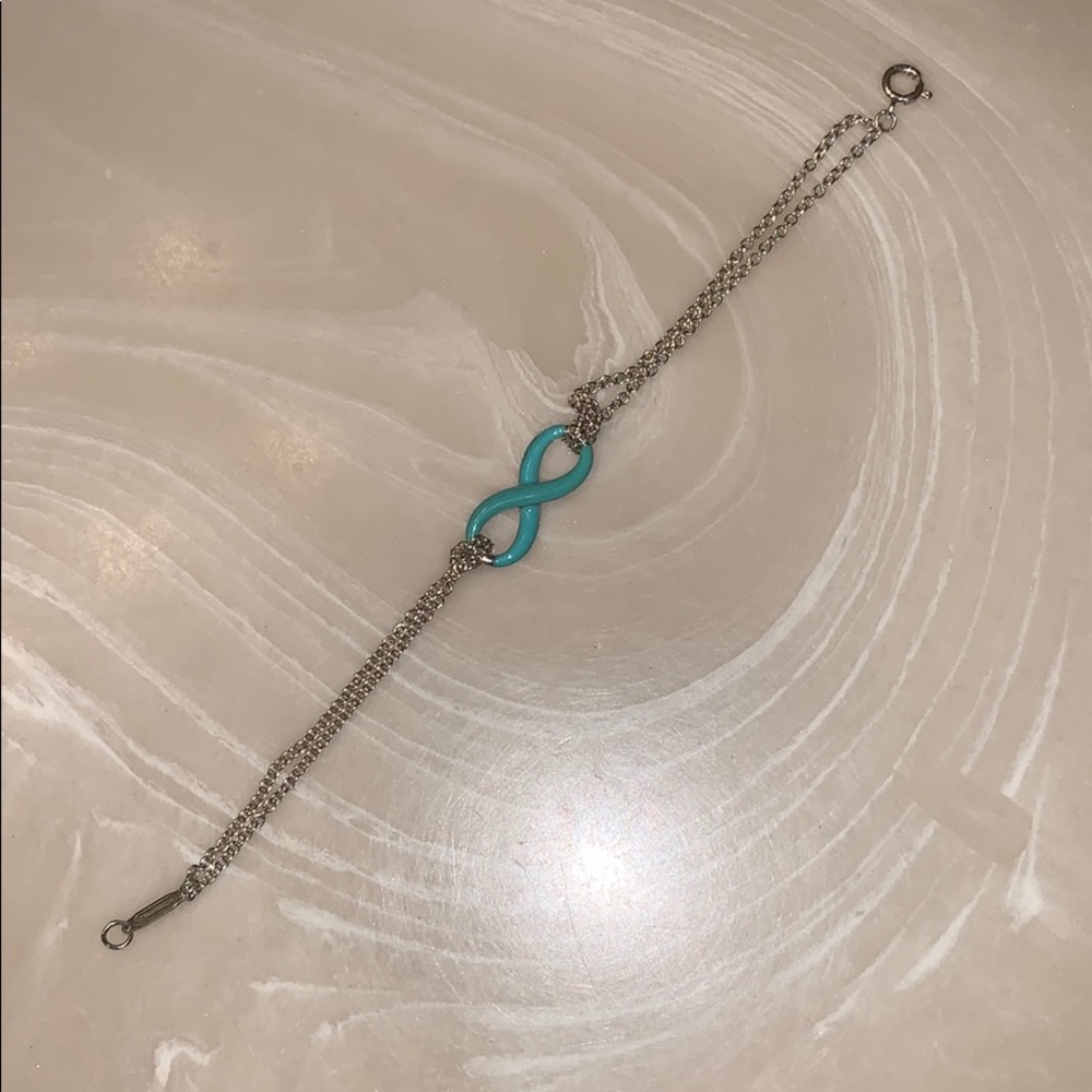Tiffany & co. Infinity enamel bracelet
